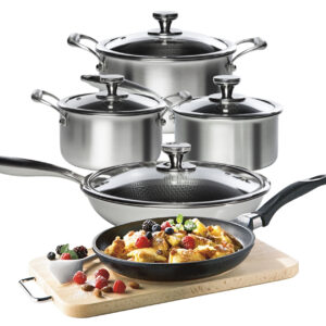 Exopan kastrullset - Deluxe  inklusive 28 cm titanpanna